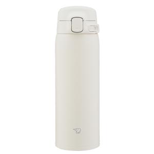 象印 ZOJIRUSHI ステンレスボトル SU-BA48-WM 480ml 保温保冷 シームレスせん 水筒 コクーンホワイト ステンレスマグ
