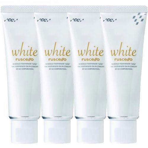 4個セット まとめ買い GC ルシェロ歯磨きペースト ホワイト 100ｇ 医薬部外品