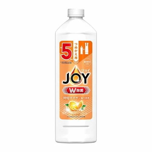 【P＆G JOY ジョイ W除菌 食器用洗剤 オレンジ つめかえ用 特大サイズ 670mL 】