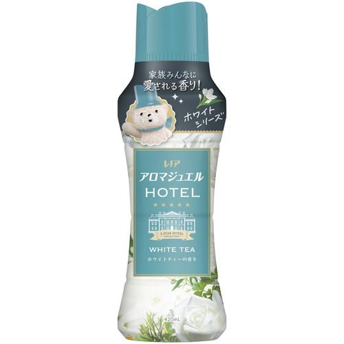 【レノア アロマジュエル HOTEL 香り付けビーズ ホワイトティーの香り 本体 420mL】