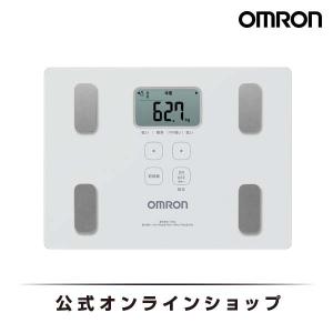 オムロン OMRON 公式 体組成計 HBF-235-JW ホワイト 体重計  体脂肪率 正確 デジタル 薄型 高性能 内臓脂肪レベル 電池 高精度
