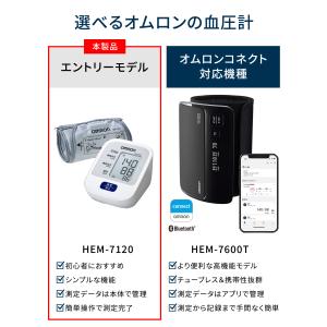 オムロン 血圧計 HEM-7120 上腕式血圧...の詳細画像1