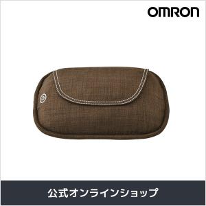 オムロン 公式 クッションマッサージャ ブラウン HM-343-BW さらさら生地カバー 送料無料