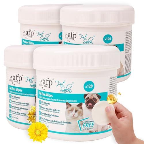 All For Paws ペット用 目やにとりシート 480枚入 涙やけケアシート 厚手 ウェットテ...