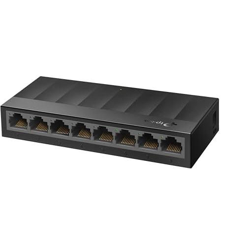 TP-Link 8ポート スイッチングハブ プラグ&amp;プレイ ファンレス 静音 プラスチック筐体 LS...