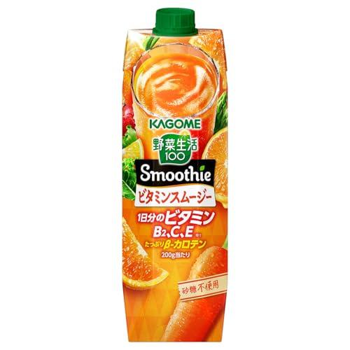カゴメ 野菜生活100 Smoothie(スムージー)ビタミンスムージー 1000g紙パック×6本(...