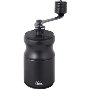 カリタ Kalita コーヒーミル 木製 丈夫な鋳鉄製カッター KH-10BK ブラック 粗さ調整可能 手挽きコーヒーミル #42168 ミル