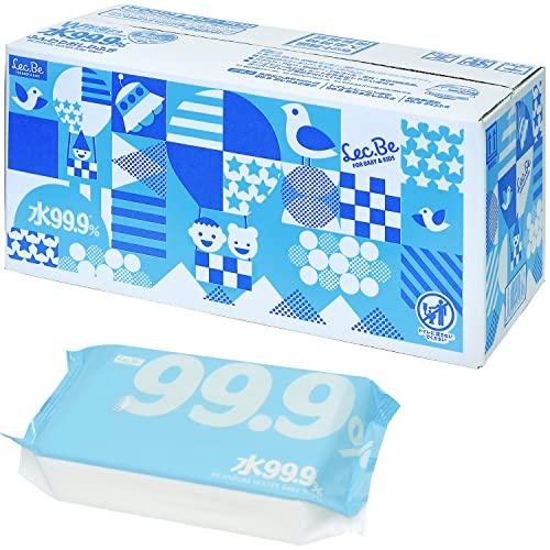 純水 99.9% ふんわり おしりふき 日本製 赤ちゃん コラーゲン 保湿成分配合 80枚×20個 ...
