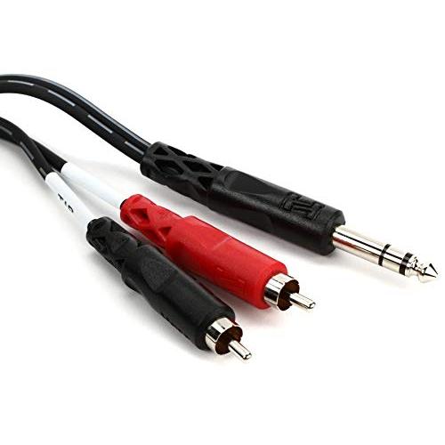 Hosa TRS-202 2m ステレオフォンオス-RCAオス×2 インサーションケーブル