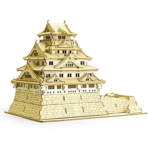 ki-gu-mi 大阪城 - 小学生 から 大人 まで 楽しめる 木製 3D 立体パズル DIY 工...