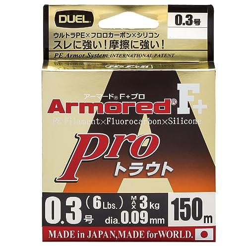 DUEL(デュエル) PEライン 0.3号 アーマード F+ Pro トラウト 150M 0.3号 ...
