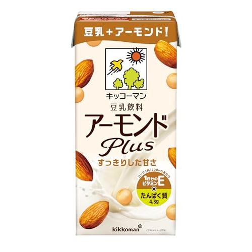 キッコーマン 豆乳飲料 アーモンドPlus 1000ml×6本