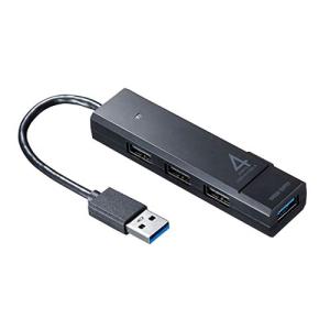 サンワサプライ USB3.1 Gen1+USB2.0コンボハブ 4ポート バスパワー ブラック USB-3H421BK｜life-select-easyshop