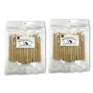 犬 おやつ 国産 無添加 ガム S 40本入り お徳用 ×2袋セット 犬用ガム デンタルスティック Wowono！ ワオーノ！ 送料無料｜京一屋