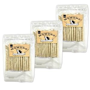 犬 ガム 国産 無添加 馬皮 デンタルスティック 20本 ×3袋セット Wowono! premium ワオーノ! プレミアム 獣医師監修 犬 おやつ 犬用ガム｜京一屋