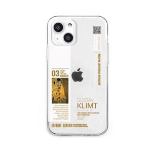 dparks ソフトクリアケース for iPhone 13 クリムト DS21158i13