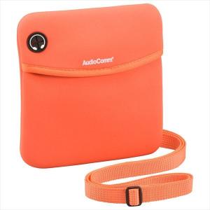 オーム電機 ポータブルCDプレーヤーポーチ ネオプレン/オレンジ AV-P1016ZYD-D 03-1964