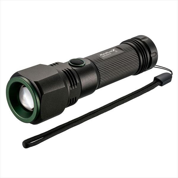 オーム電機 LEDズームライト 最大370lm/単4形×3本使用/連続使用5時間/防水性能IPX6/...