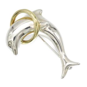 TIFFANY BOW 新品同様 ティファニー ボウ ツイスト リボン ブローチ