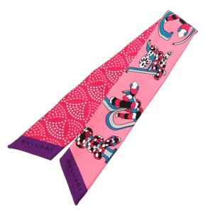 BVLGARI（ブルガリ） シルク ツイリー スカーフ : 塚口丸十質舗 Yahoo