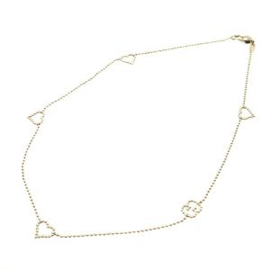 GUCCI（グッチ） ネックレス プレート ダブル ボールチェーン シルバー