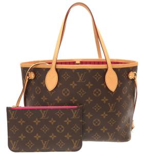 美品 ルイ ヴィトン モノグラム ネヴァーフルPM フューシャ M41001 ICタグ トートバッグ バッグ LV 0126 LOUIS VUITTON｜life-time