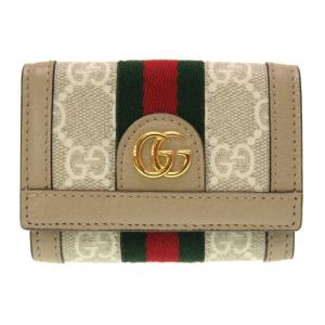 未使用 グッチ オフィディア GGキャンバス ベージュ 735099 三つ折り財布 財布 0065 GUCCI｜life-time