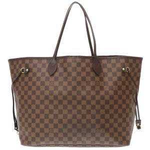 美品 ルイ ヴィトン ダミエ ネヴァーフルGM エベヌ N51106 トートバッグ バッグ LV 0...