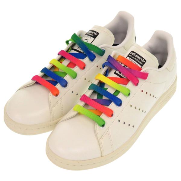 新品同様  アディダス ステラマッカートニー スタンスミス スニーカー 23cm FW6875 レザ...