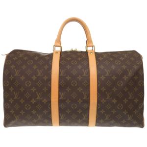 美品 ルイ ヴィトン キーポル50 モノグラム M41426 ボストンバッグ LV 0512 LOUIS VUITTON