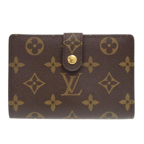 美品 ルイ ヴィトン ポルト モネ ビエ ヴィエノワ モノグラム M61663 ブラウン 二つ折り財...