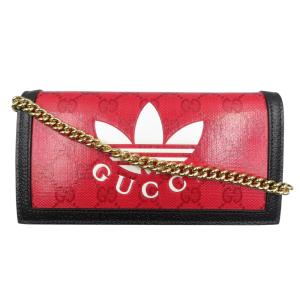 GUCCI（グッチ） 財布 二つ折り長財布 チェーンウォレット レディース