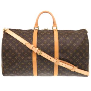 美品 ルイ ヴィトン キーポルバンドリエール55 モノグラム M41414 ボストンバッグ LV 0582 LOUIS VUITTON
