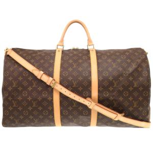 美品 ルイ ヴィトン キーポルバンドリエール60 モノグラム M41412 ボストンバッグ LV 1065 LOUIS VUITTON
