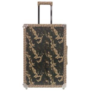 フェンディ VINTAGE ズッカ カモフラージュ 7VV060 PVC ベージュ トランク 迷彩 0467 FENDI