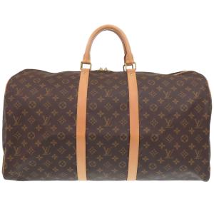 美品 ルイ ヴィトン 新型 キーポル55 モノグラム M41424 ボストンバッグ LV 0704 LOUIS VUITTON