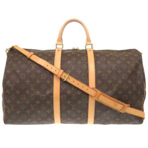 美品 ルイ ヴィトン キーポルバンドリエール55 モノグラム M41414 ボストンバッグ LV 1053 LOUIS VUITTON