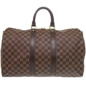 新品同様 ルイ ヴィトン キーポルバンドリエール45 ダミエ N41428 ボストンバッグ LV 0382 LOUIS VUITTON