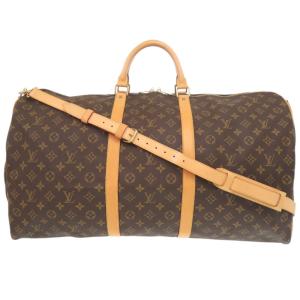 美品 ルイ ヴィトン キーポルバンドリエール60 モノグラム M41412 ブラウン ボストンバッグ LV 0950 LOUIS VUITTON