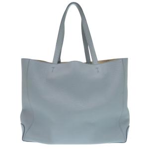 美品 トッズ レザー シボ革 ブルーグレー ト...の詳細画像2