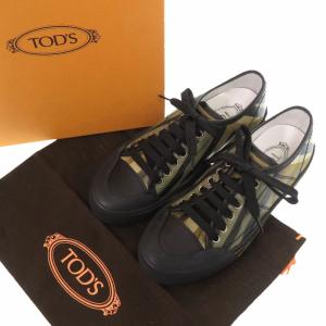新品同様 トッズ カモフラージュ柄 ローカット...の詳細画像1