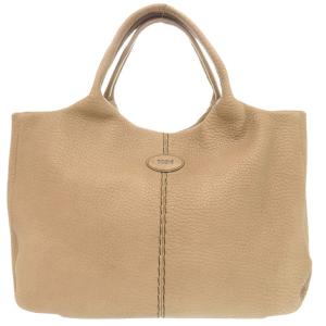 美品 トッズ レザー ブラウン系 トートバッグ ハンドバッグ 1280 TOD’S