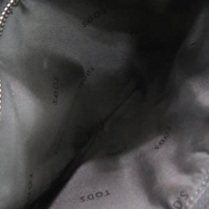 美品 トッズ ナイロン/レザー ブラック ショ...の詳細画像5
