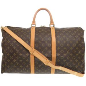 美品 ルイ ヴィトン キーポルバンドリエール55 モノグラム M41414 ボストンバッグ LV 1244 LOUIS VUITTON