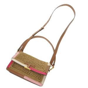 美品 トッズ Tタイムレス ラフィア レザー ...の詳細画像2