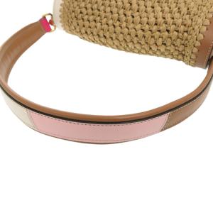 美品 トッズ Tタイムレス ラフィア レザー ...の詳細画像5