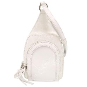 新品同様 クリスチャンルブタン LOUBIFUNK ルビファンク ミニ レザー ホワイト ショルダーバッグ 白 1113 Christian Louboutin