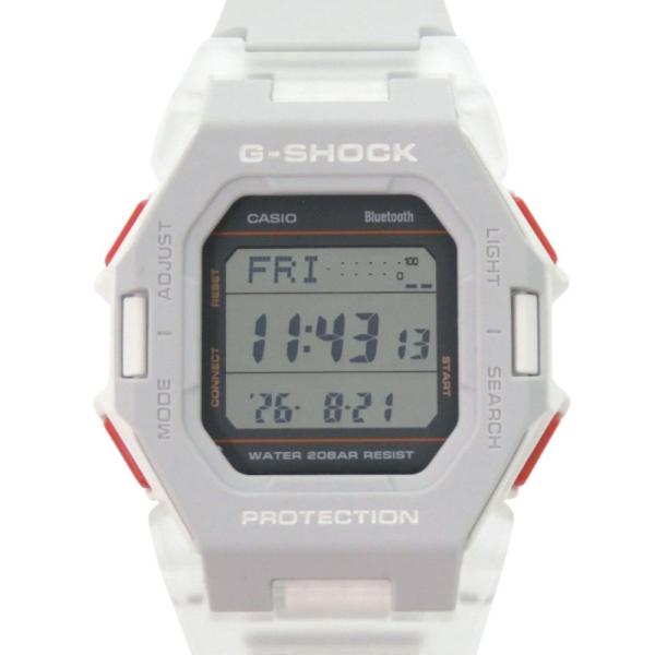 新品同様 カシオ G-SHOCK GD-B500S-8JF 樹脂 ライトグレー クオーツ デジタル ...