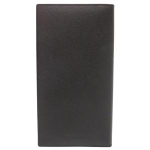 未使用 ブルガリ ロゴ レザー ブラック 札入れ 長財布 黒 0287 BVLGARI