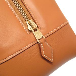 美品 ブラウン 0051 エルメス ロレーヌ ヴォーシャモニー ブラウン ゴールド金具 赤 W刻印 ハンドバッグ バッグ 赤 茶 0051 Hermes 8j0051ile6 Life Time ヤフーshop